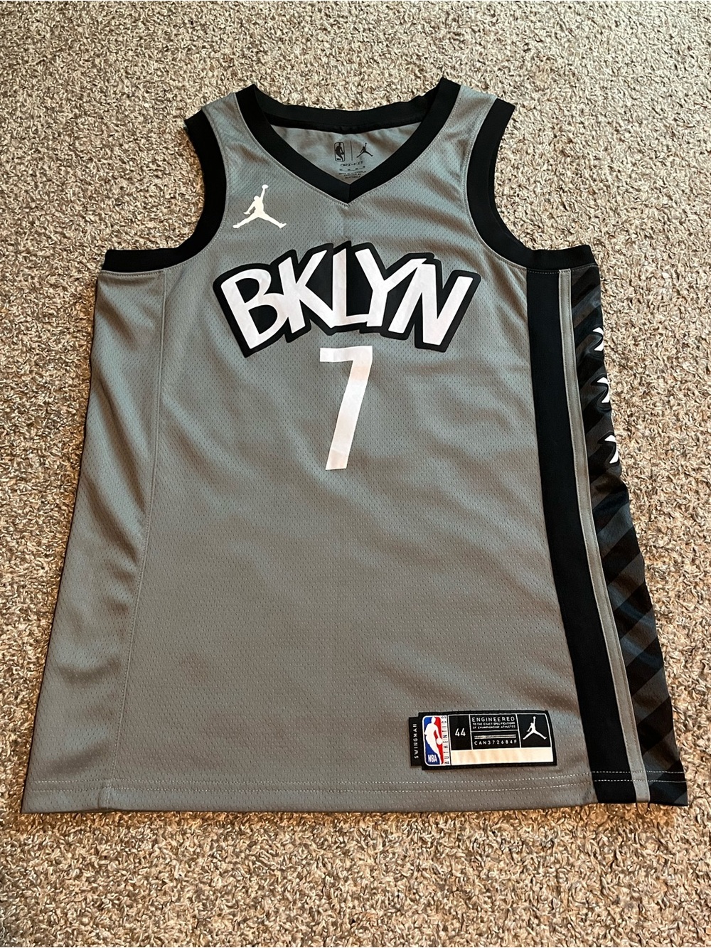 NBA Nike Jordan Brooklyn Nets Kevin Durant Authentic Jersey Men’s Medium (44)